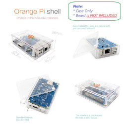 ABS Case  Heatsink for Orange Pi PC / PC Plus / PC2